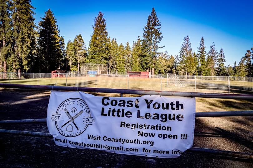 Coast Youth Little League field, Gualala CA